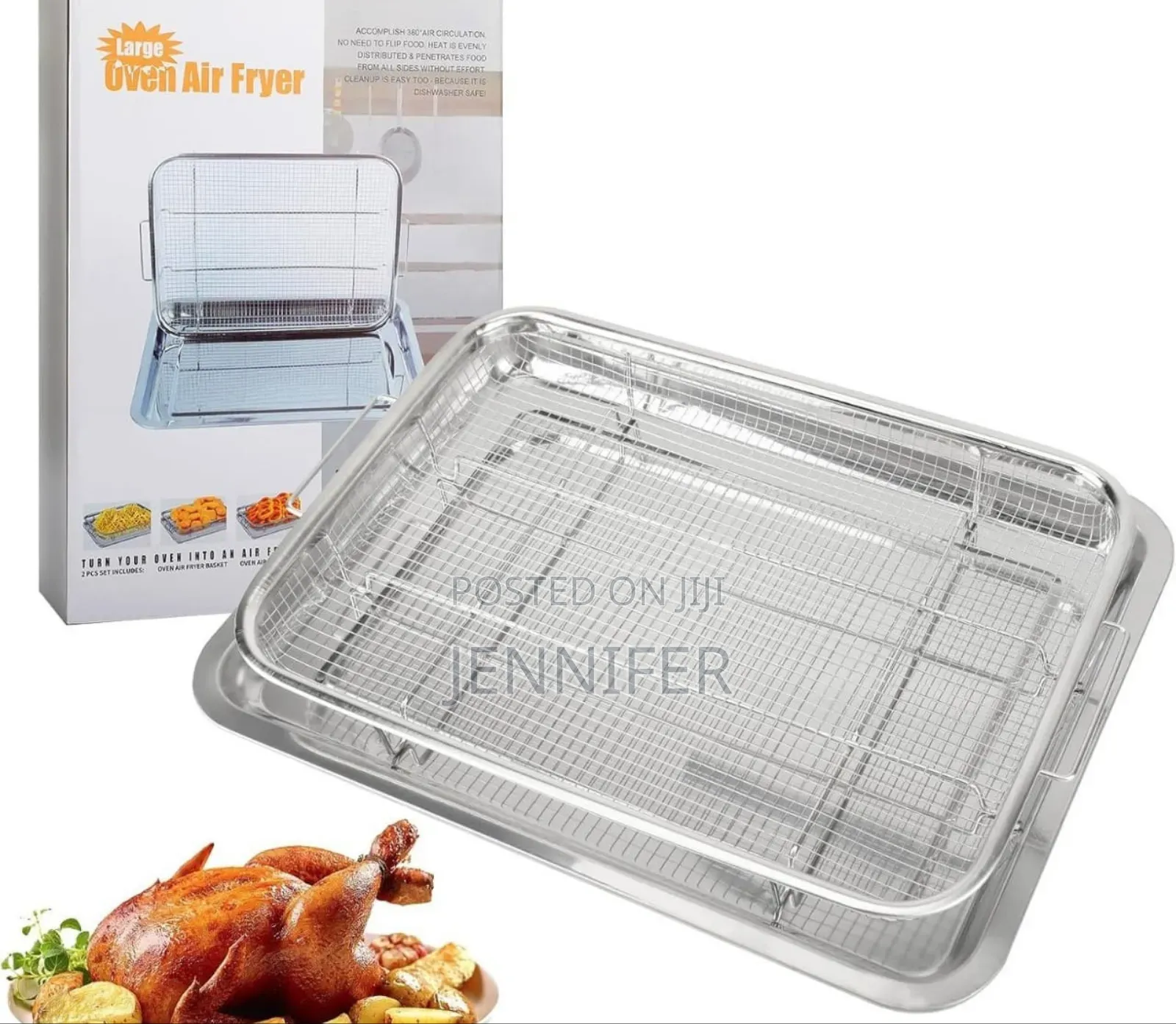 Stainless Steel Air Fryer Basket for Oven