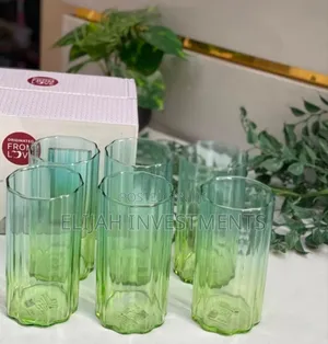 6pcs Deli Glass Blooming Series Water Glasses.
