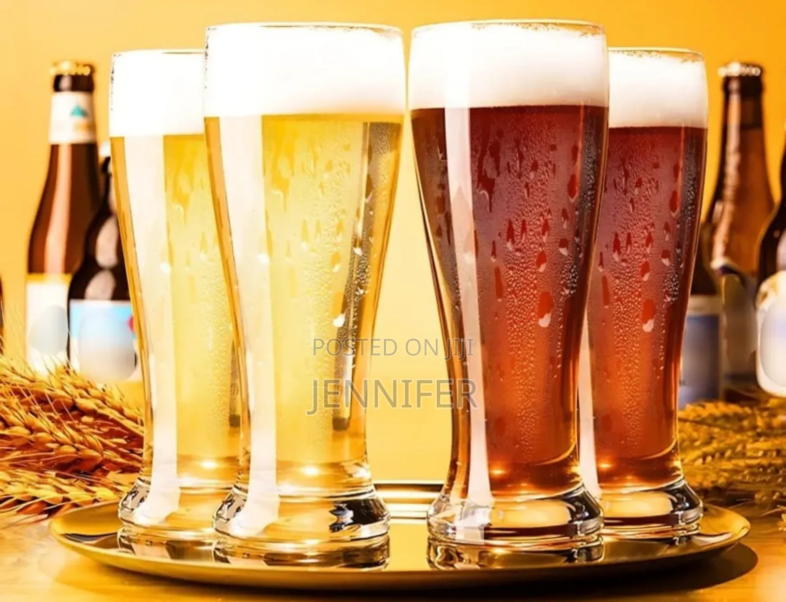 6pcs Pilsner Beer Glasses