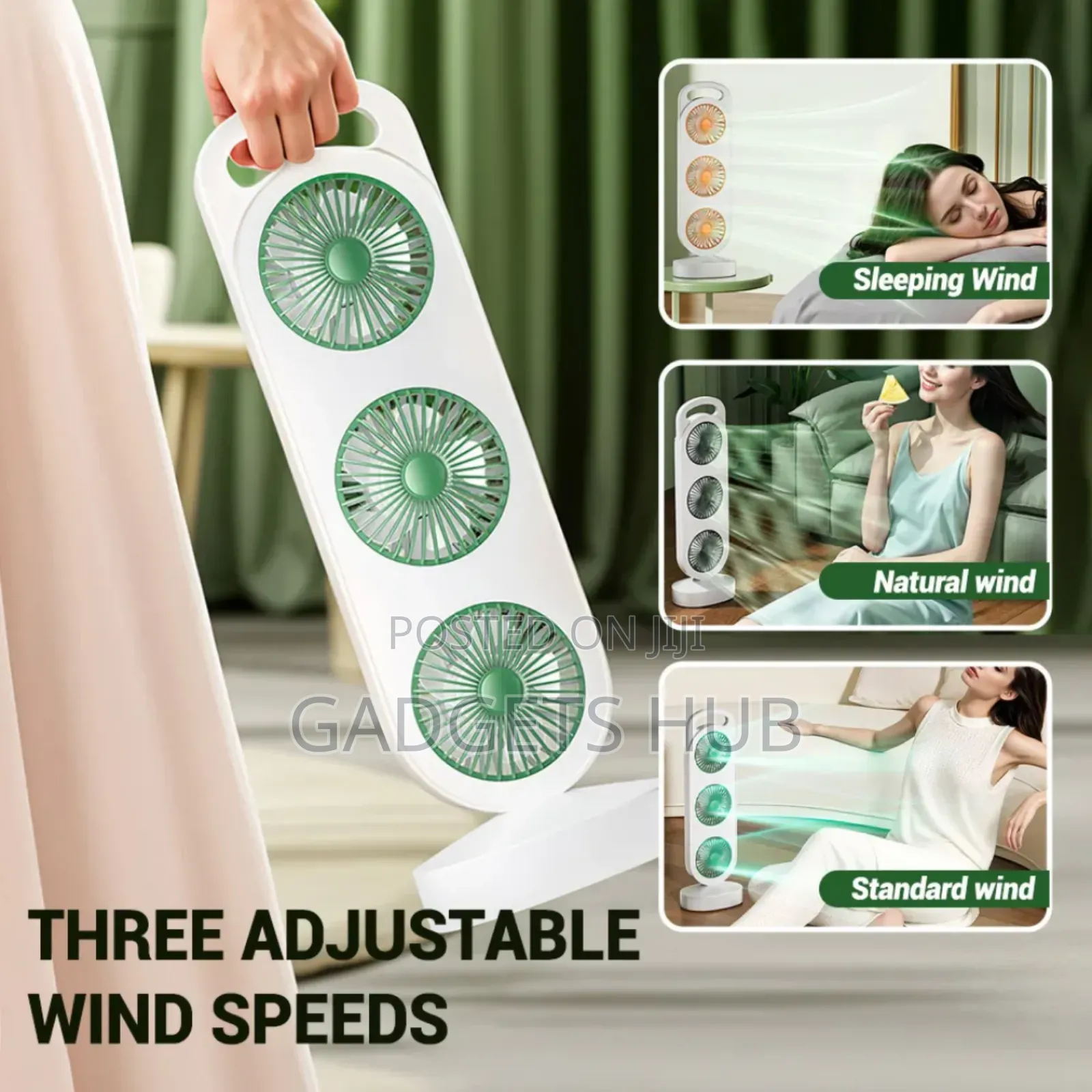 Mini Air Cooler Fan Portable Electric Personal Desk Stand Fan