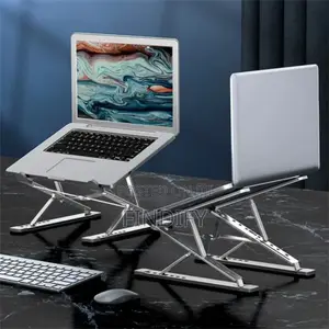 Double-Laver Foldable Lifting Aluminum Alloy Laptop Stand