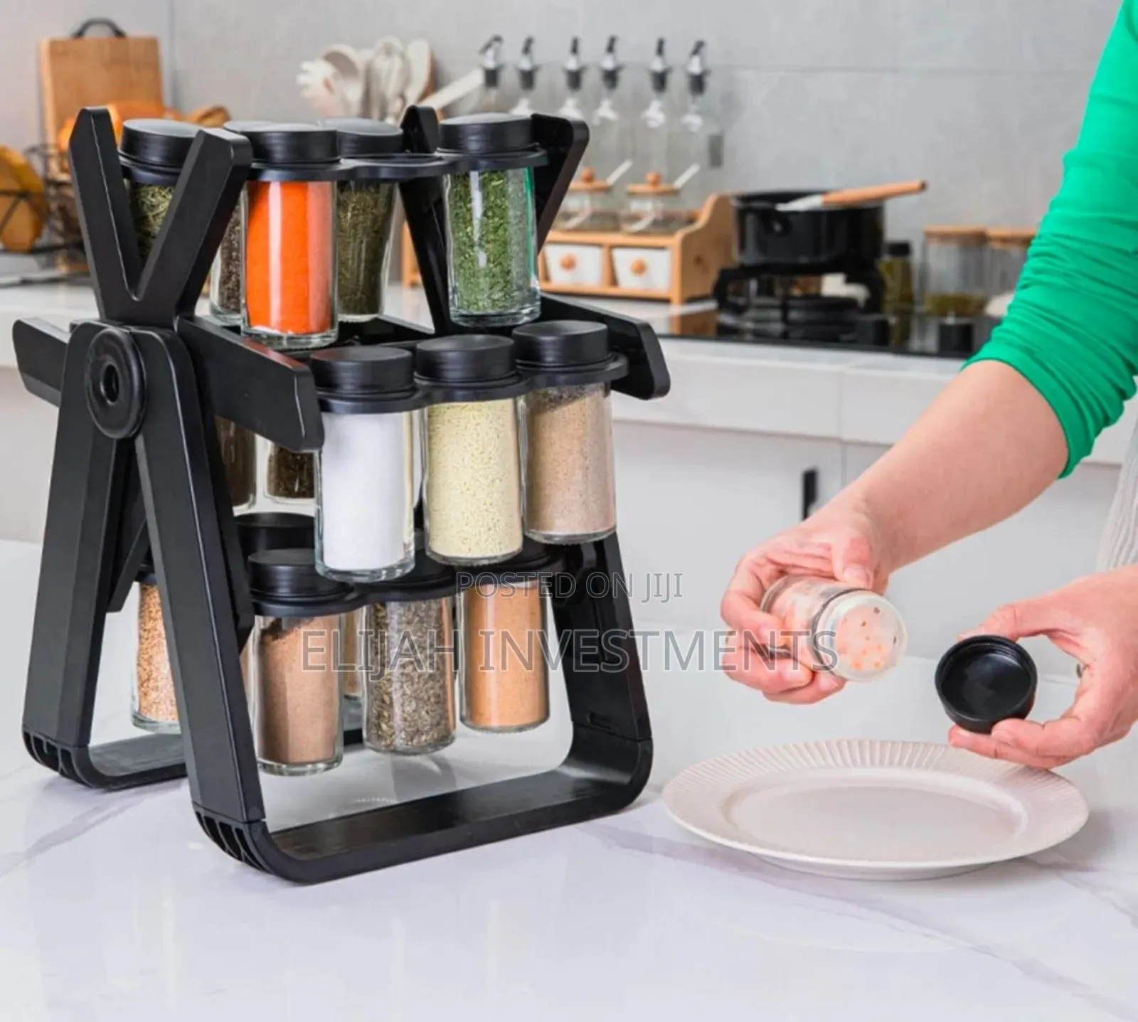 18-Jar Rotating Spice Rack