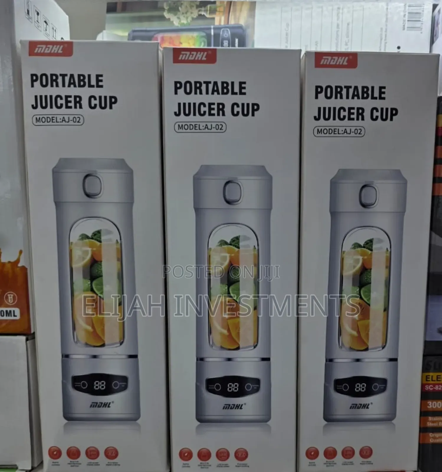 MDHL Portable Juicer Cup, Model Aj-02.