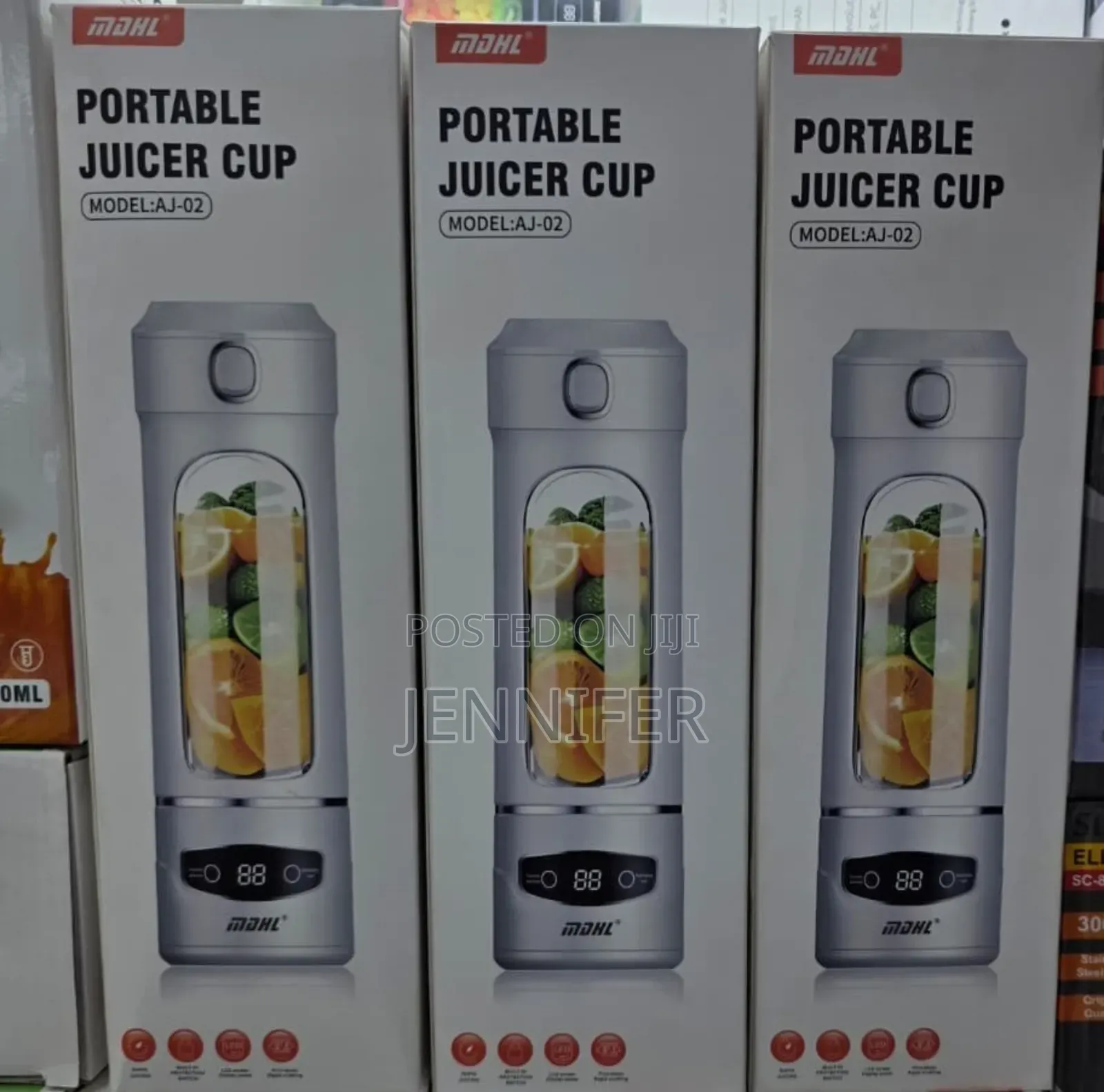 MDHL Portable Juicer Cup, Model Aj-02.