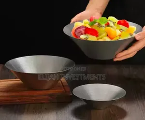3pcs Conical Stainless Steel Bowls