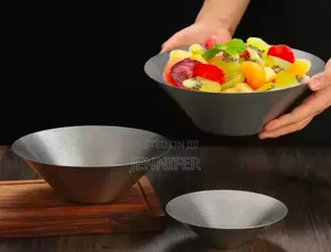 3pcs Conical Stainless Steel Bowls
