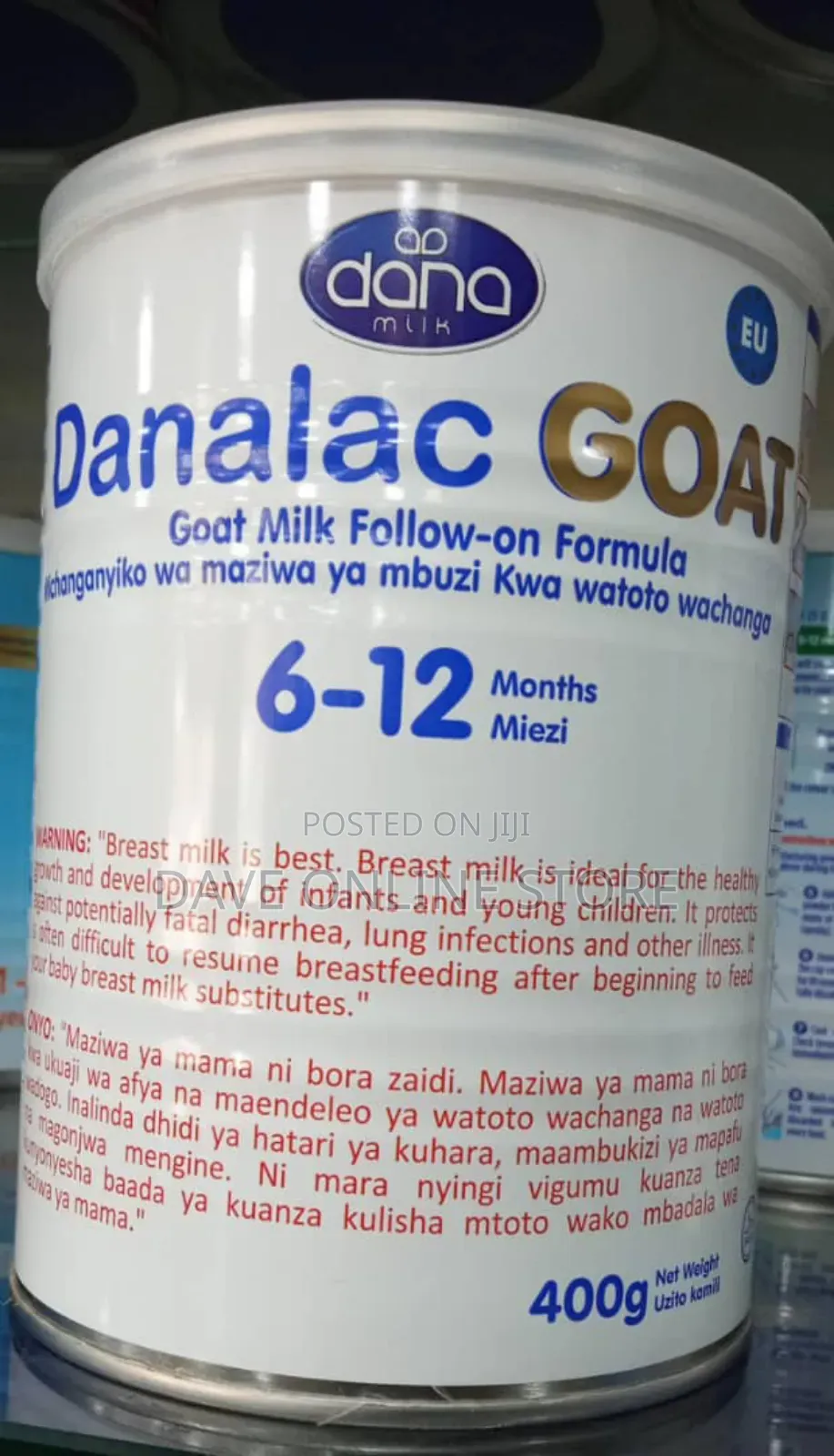 Danalac Infant Formula With Goat Milk Stage 2 6 to One Year.