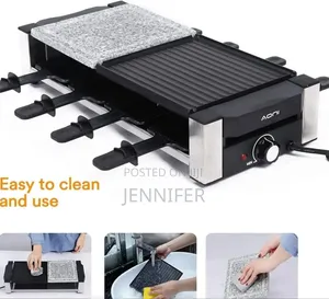 Saysonapps Raclette Grill With Granite Stone Grill Top