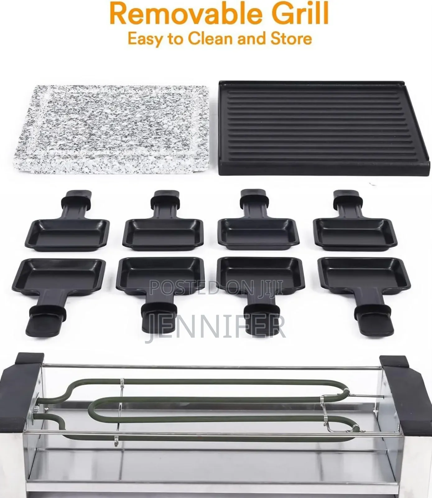Saysonapps Raclette Grill With Granite Stone Grill Top