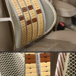 Cool Mesh Lumbar Support for Car Lower Back for Office Chair, Brown