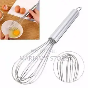 Stainless Steel Egg Whisker Cream Mixer .