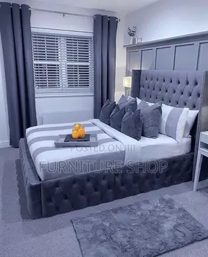 Better Gray Fabric Bed