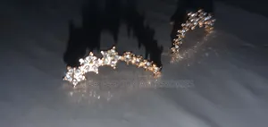 Shiny Gold Colored Earrings and Silver Colored Too
