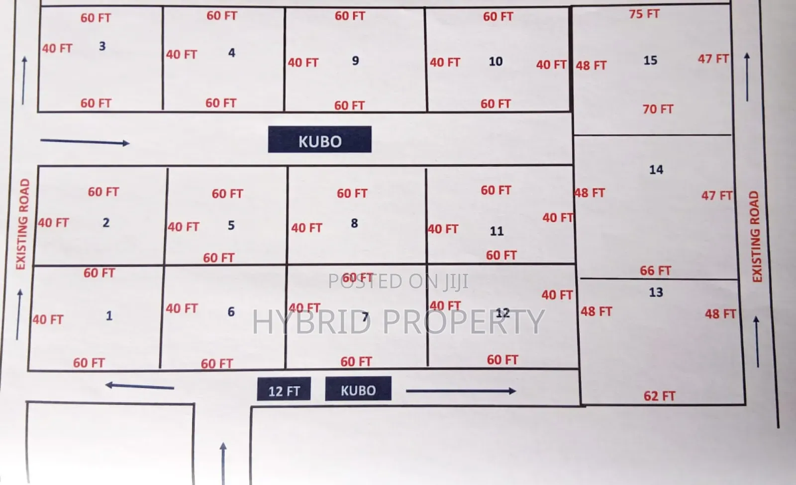 Prime Plots For Sale At Kakiri Town Turmac Estate~Hoima Road