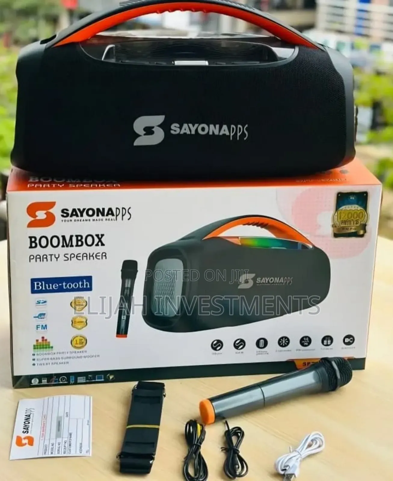 Sayona SPT-1328bt Boombox Party Speaker