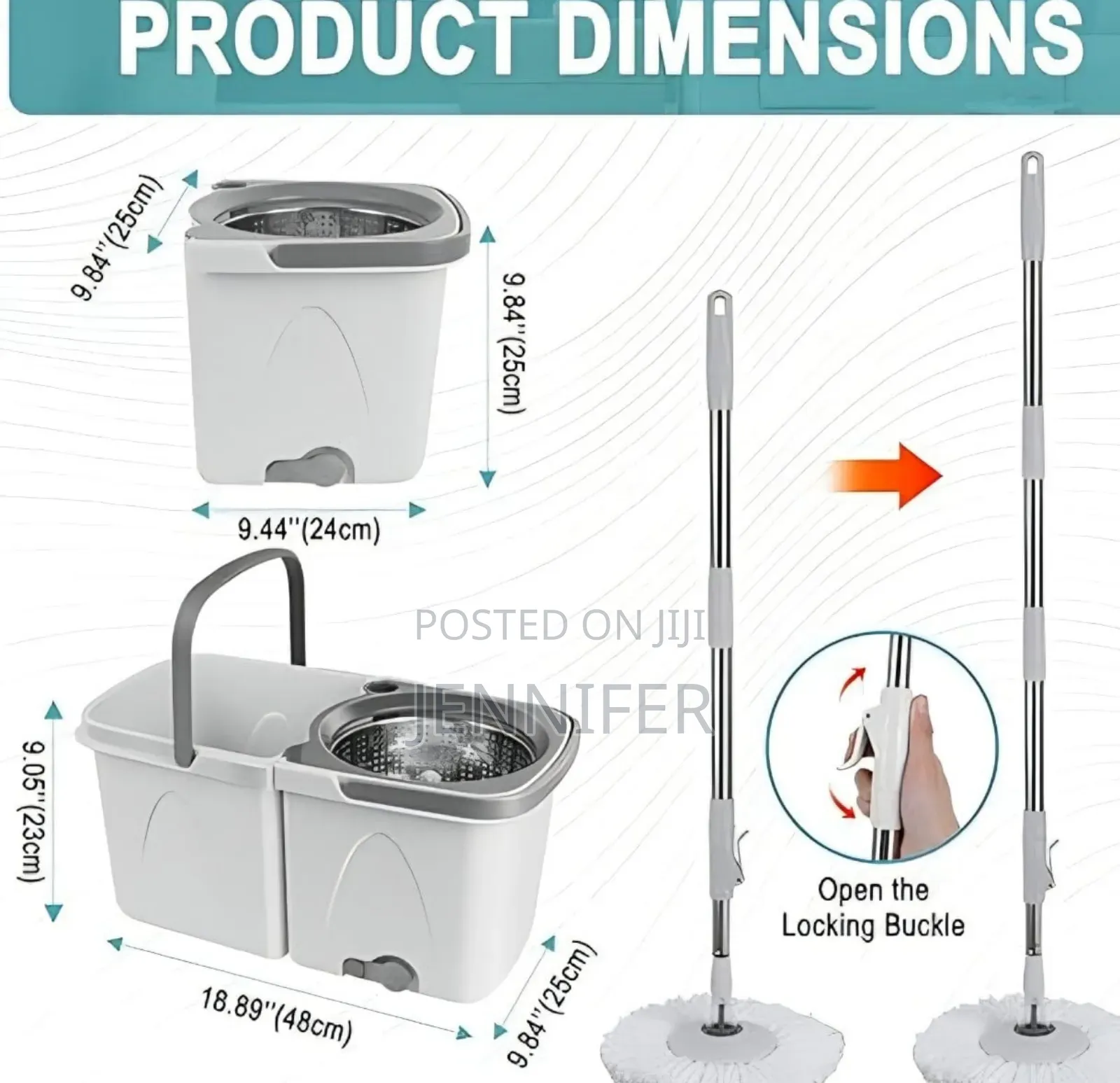 Easy Mop Wyl-34 Spin Mop and Bucket Cleaning System