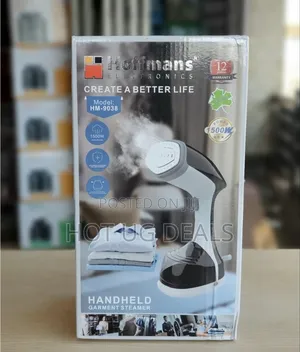 Hoffmans Handheld Garment Steamer, Model Hm-9038.