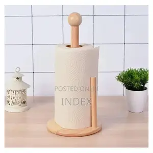 Bamboo Wood Kitchen Tissue Holder