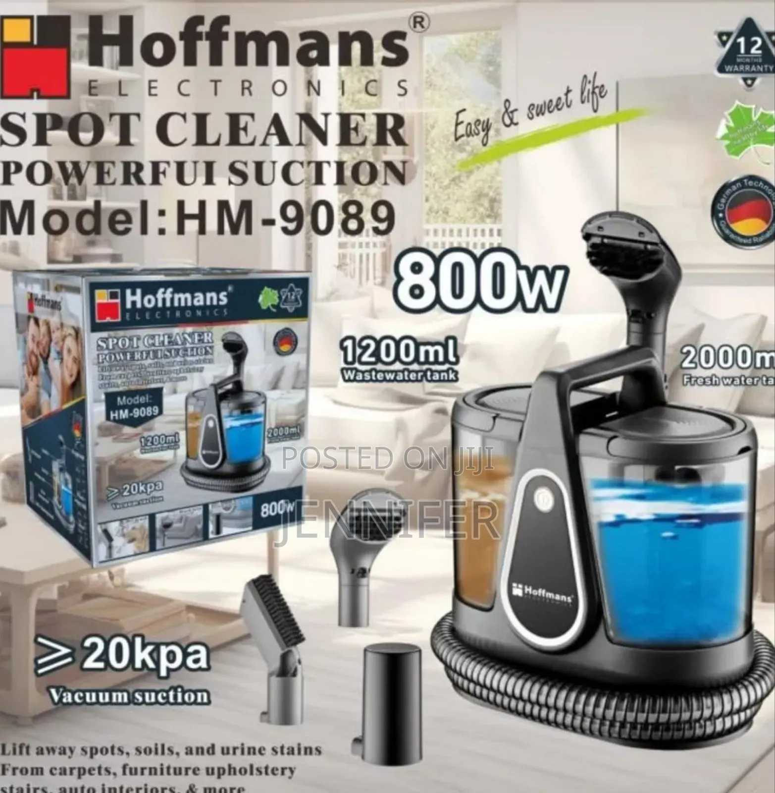 Hoffmans Hm-9089 Spot Cleaner.