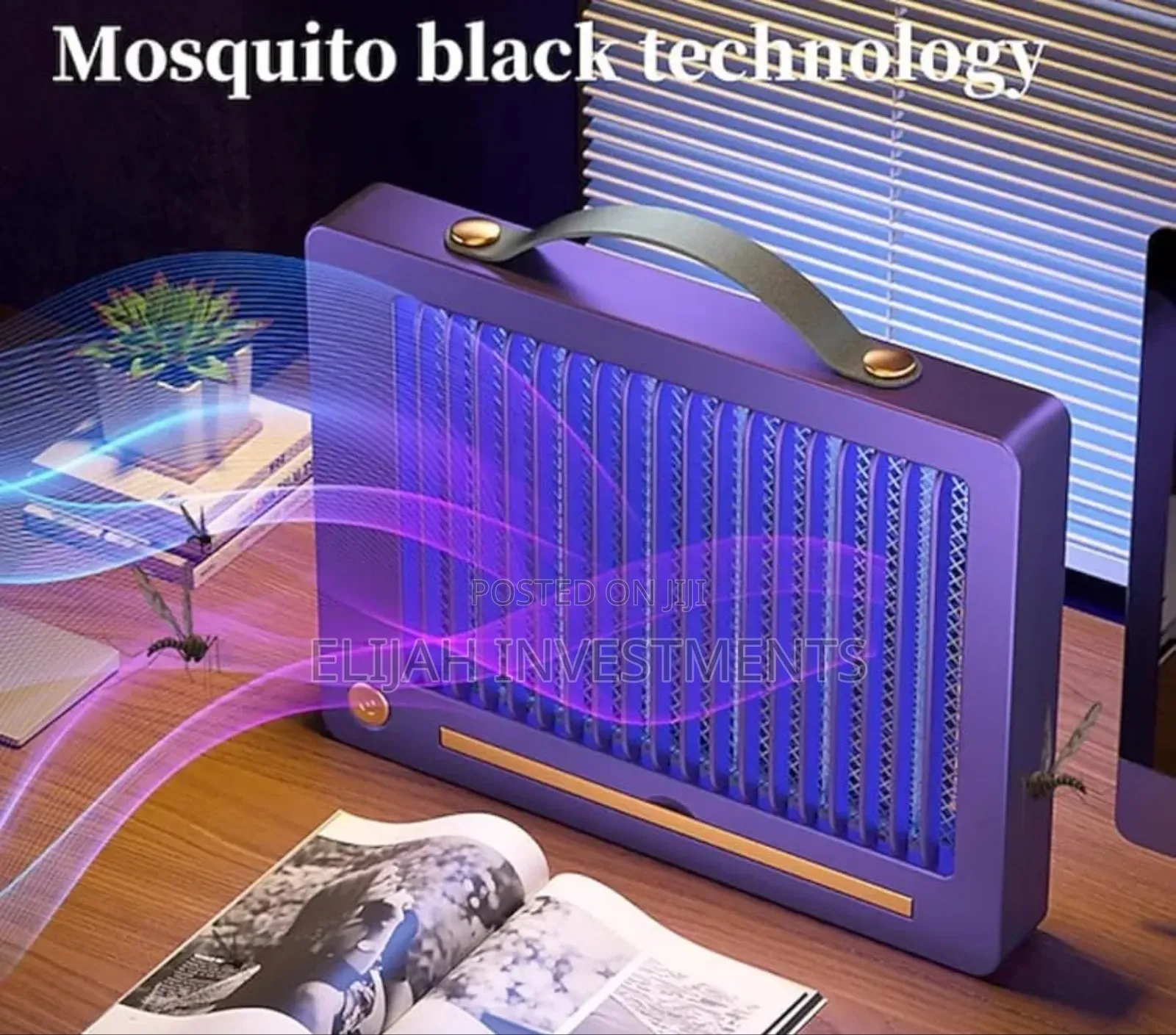 Rechargeable Portable Electric Shock Mosquito Killing Lamp.