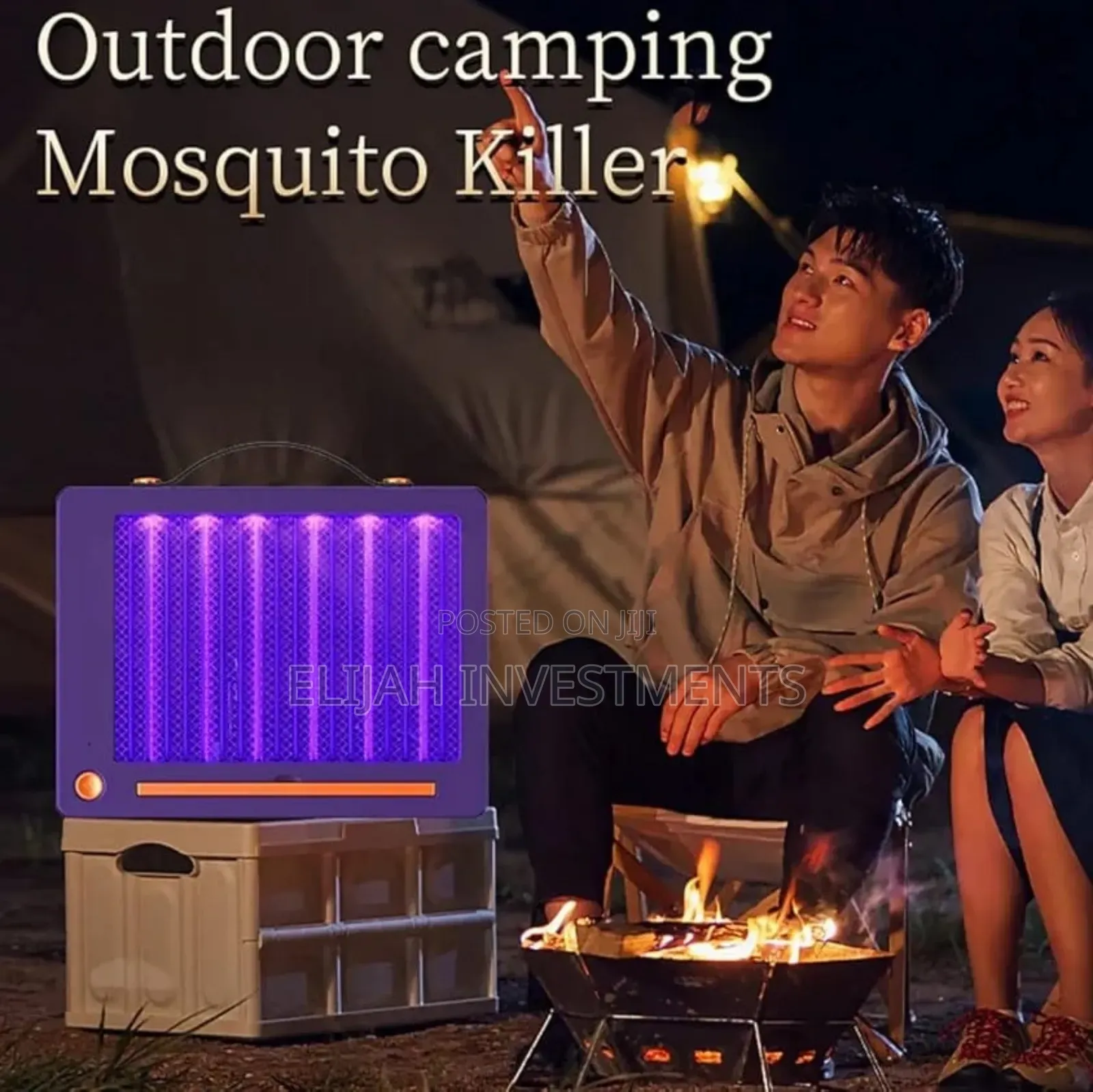 Rechargeable Portable Electric Shock Mosquito Killing Lamp.