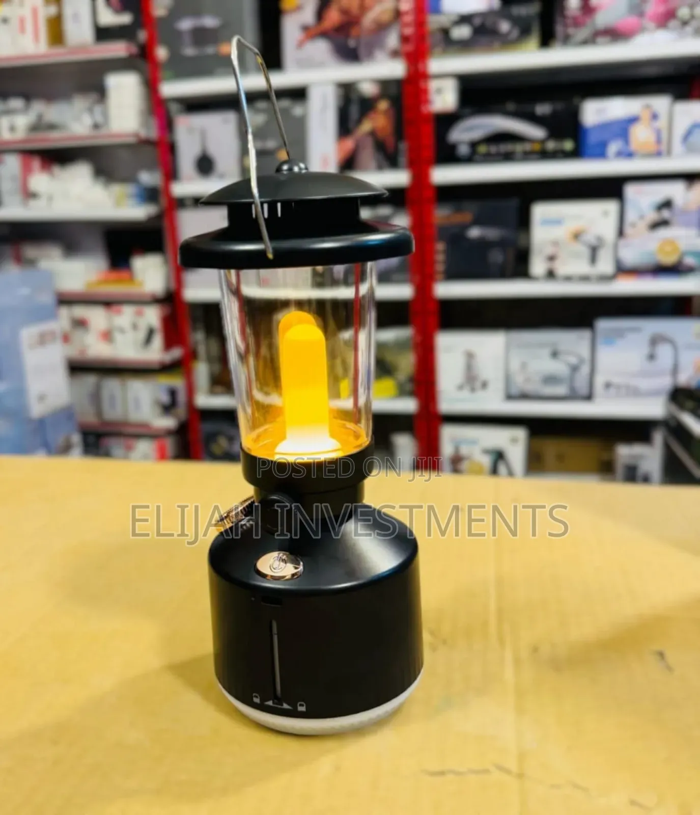Portable "Lighthouse Camping Light Humidifier".