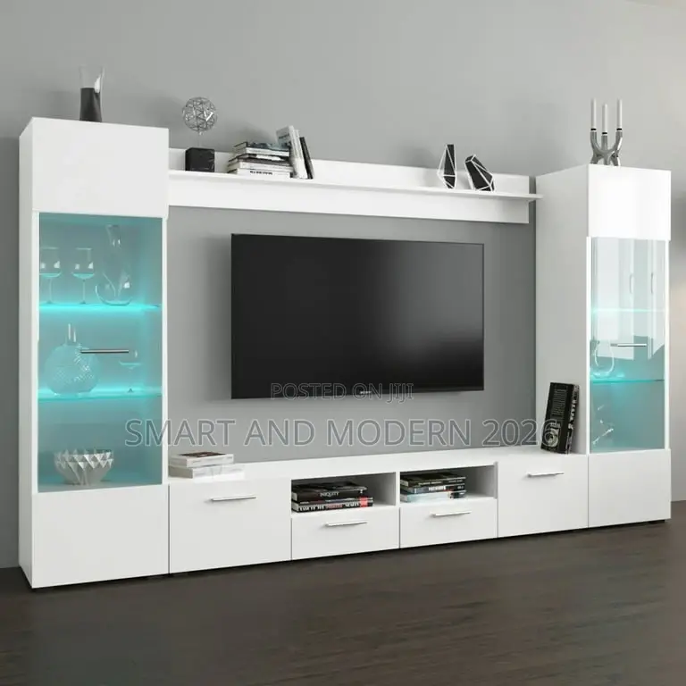 Tv Units | Tv Unit Wall | With Led Lights | Free Installation