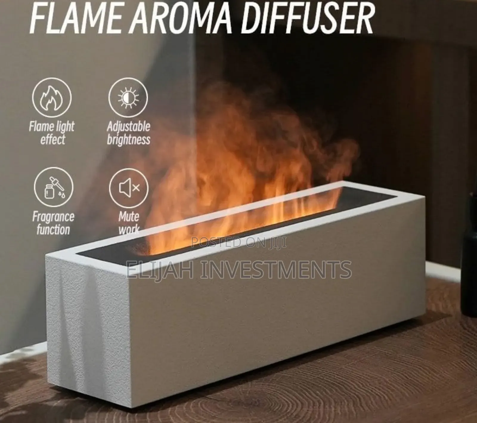 Flame Aromatherapy Humidifier Mult Colour