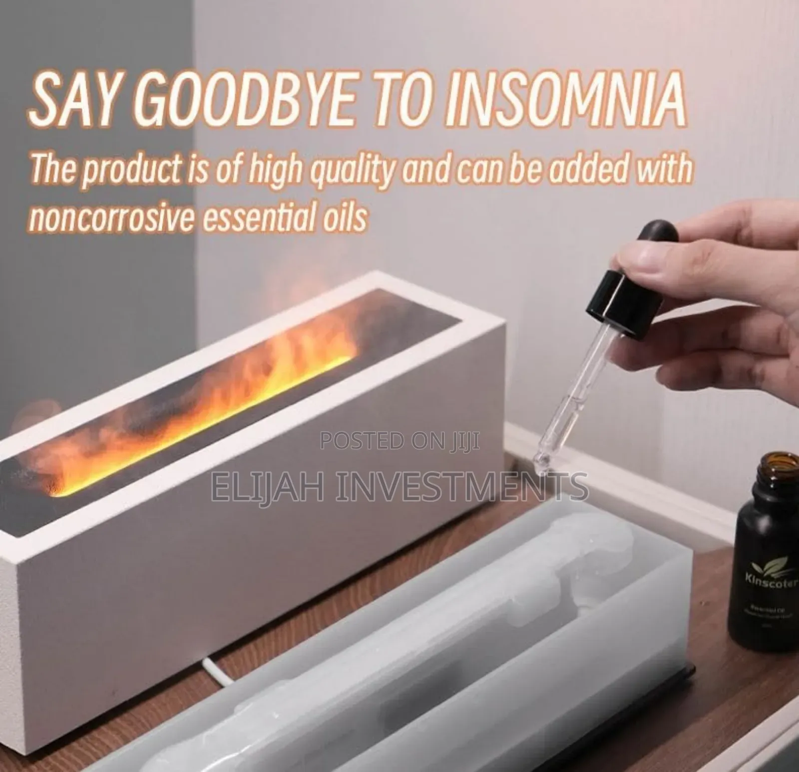 Flame Aromatherapy Humidifier Mult Colour