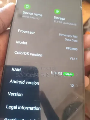Oppo A93S 5G 256 GB Blue