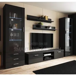 TV Wall Unit | Modern Design | Spacious Shelves | Last Price
