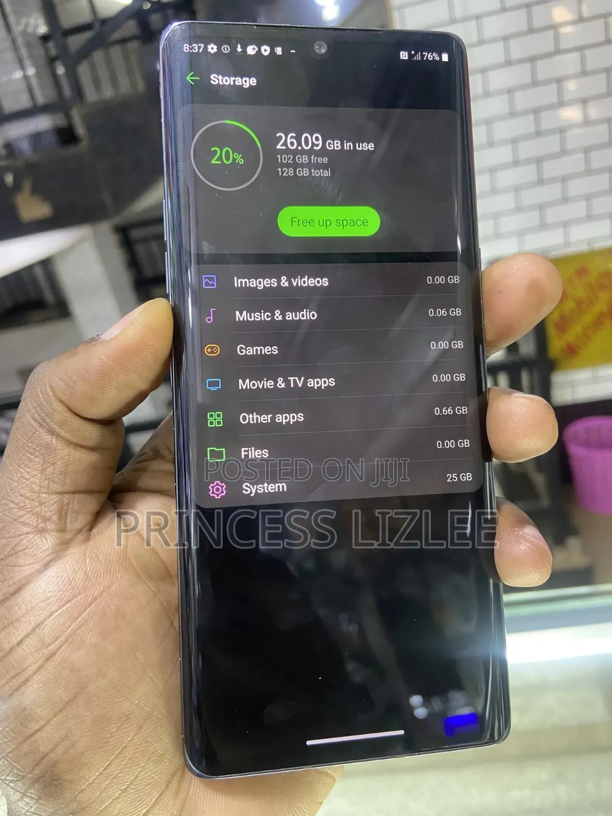 LG Velvet 5G 128 GB Gray