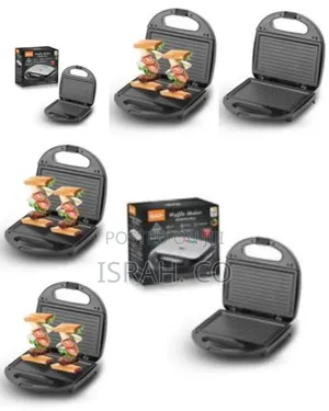 Raf Sandwich Maker Non Stick Surface Bread Toaster Baker Stainles
