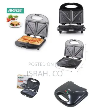 Avinas 2 Slice Sandwich Maker Non Stick Surface Bread