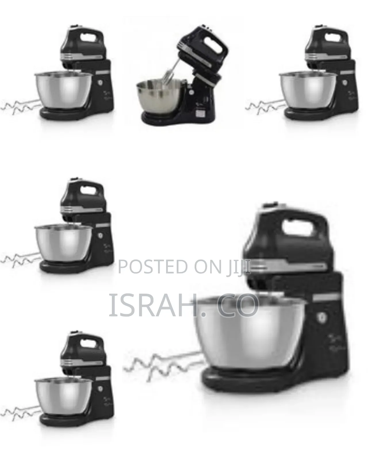Saachi 5 Speed Hand Mixer With Stand Mixer With Stainless Steel.