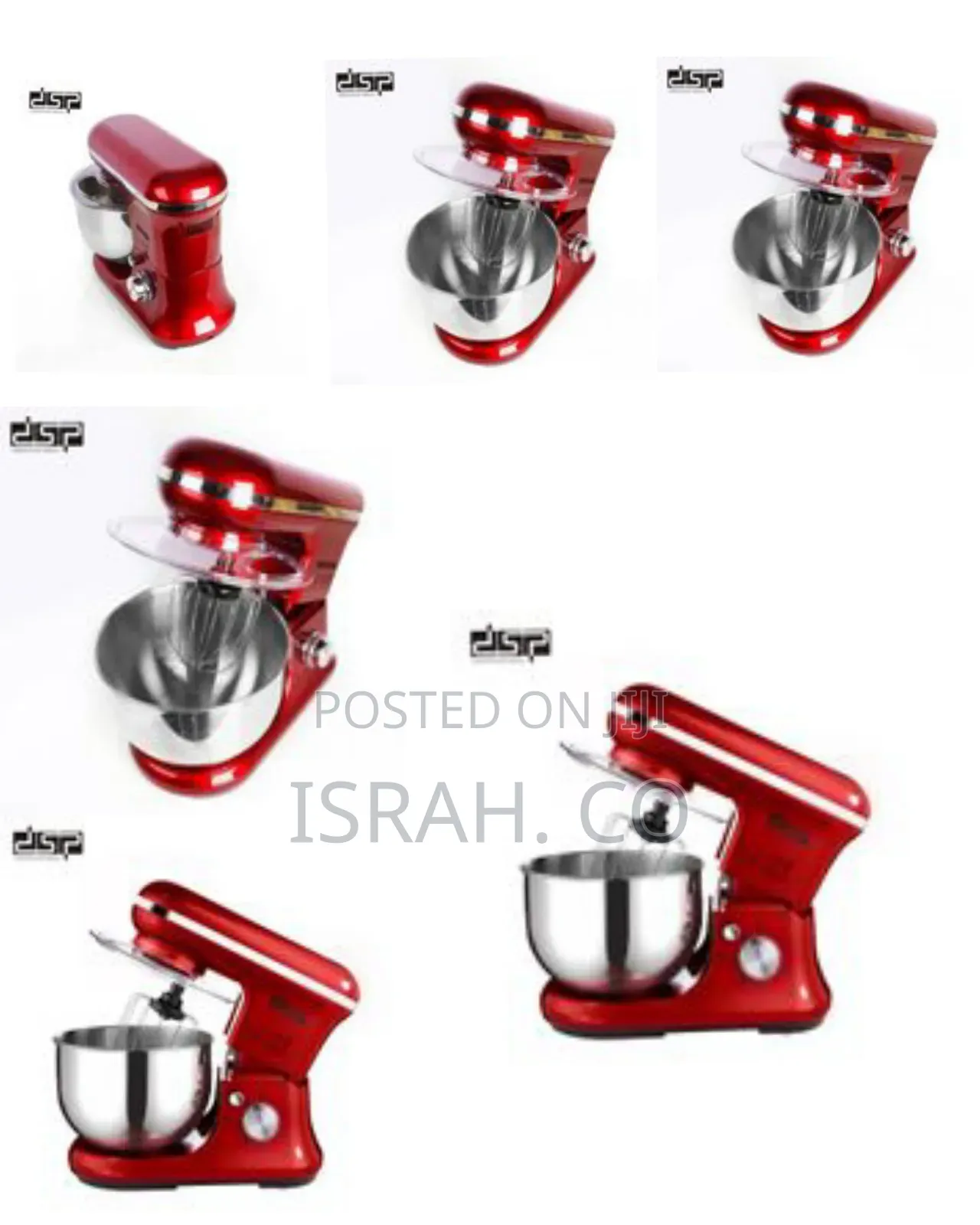 DSP 1200w 5.5l Stand Mixer 6 Speed Adjustment Lifting Design Stainles