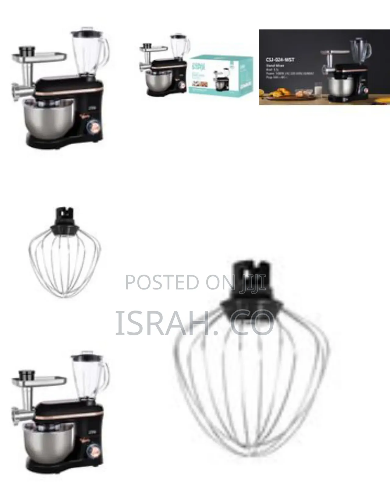 Winningstar 5.5 L 6 Speed 3 in 1 Food Mixer Professional Commercial