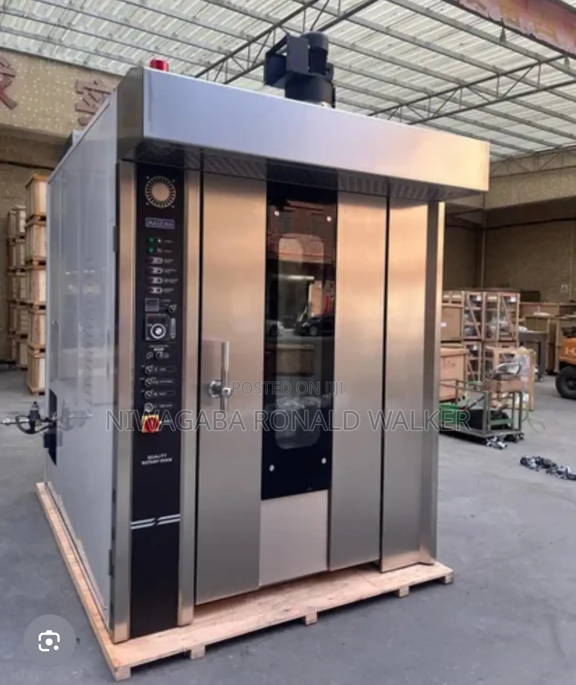 16-Trays Gas Rotary Oven Machine