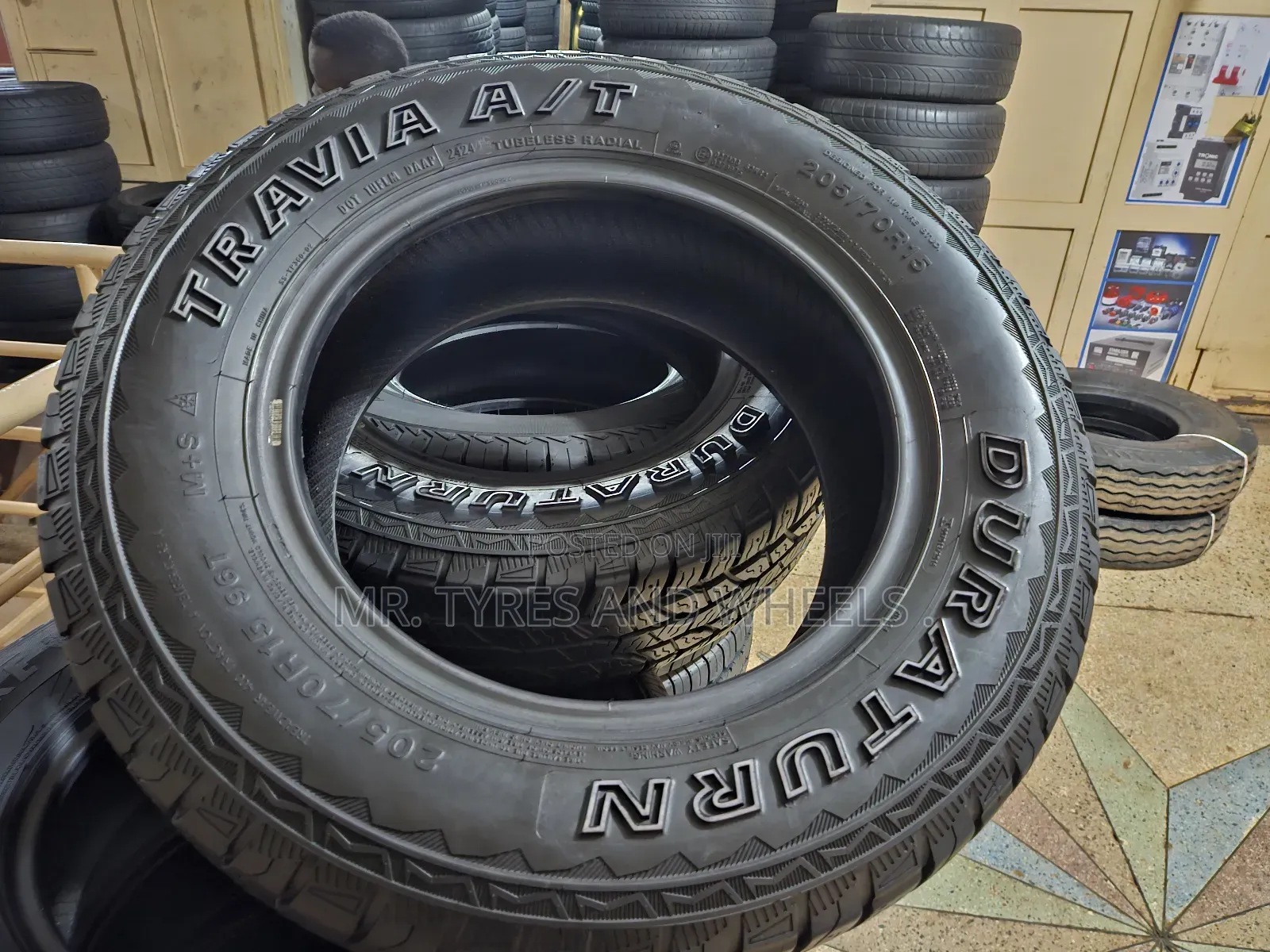 205 70 R15 Travia at Duraturn Design for 11# Tire Stud