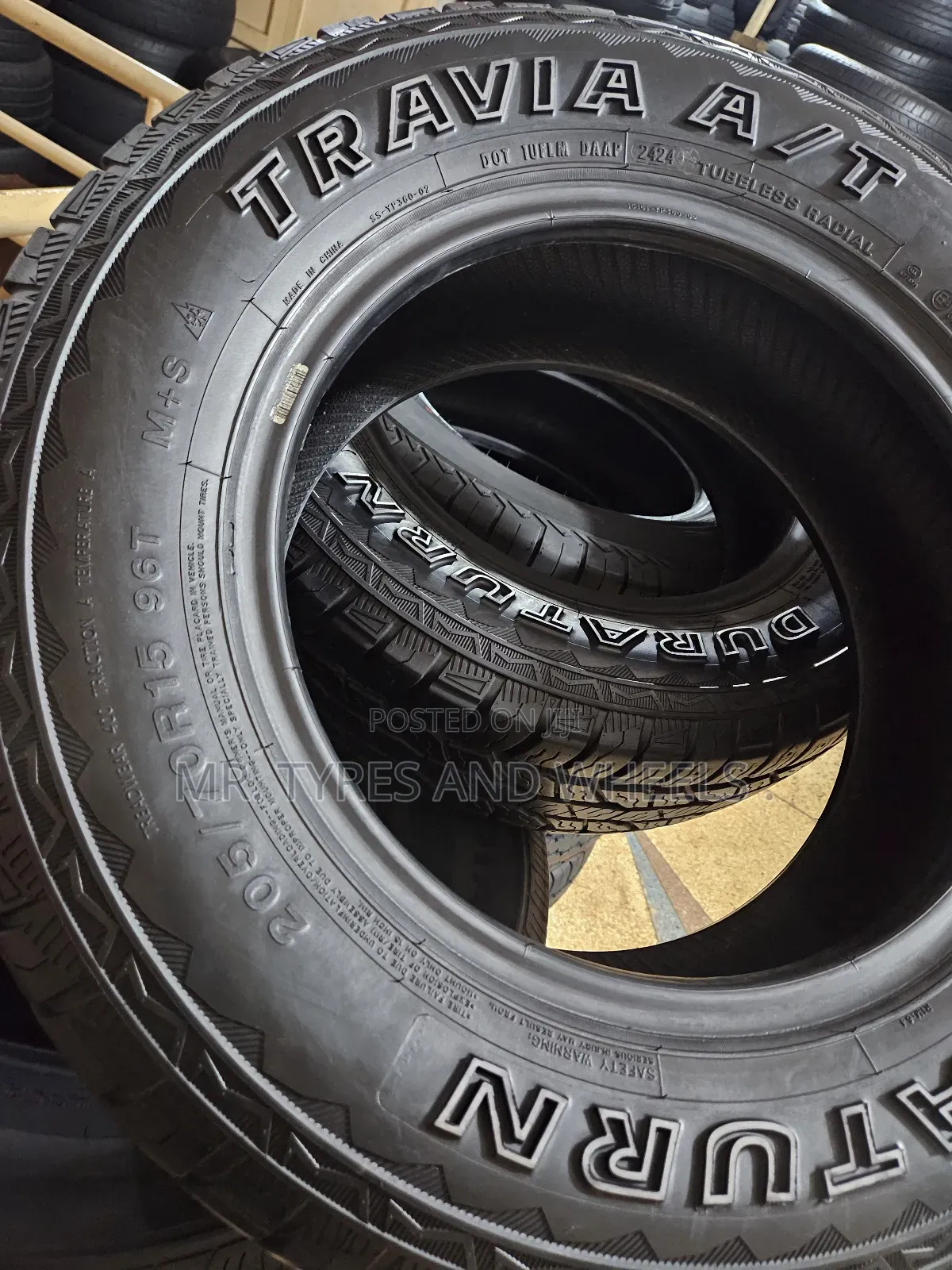 205 70 R15 Travia at Duraturn Design for 11# Tire Stud