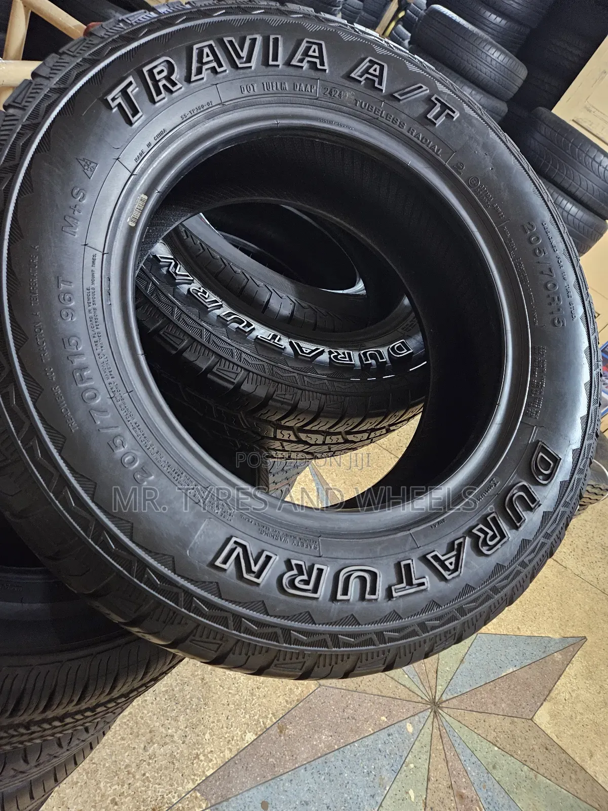 205 70 R15 Travia at Duraturn Design for 11# Tire Stud