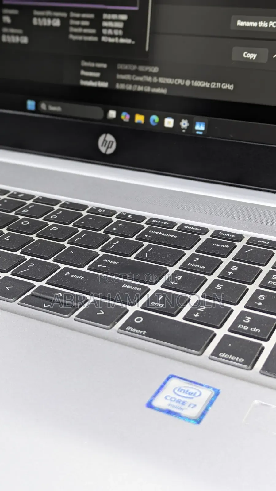 New Laptop HP ProBook 450 G7 8GB Intel Core i7 HDD+SSD 512GB