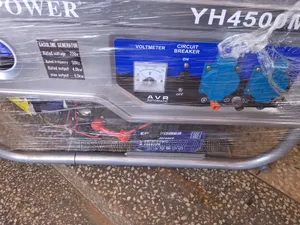 Easy Power4.5kw Output Petro Generator With Tyres Wheels and Key Start