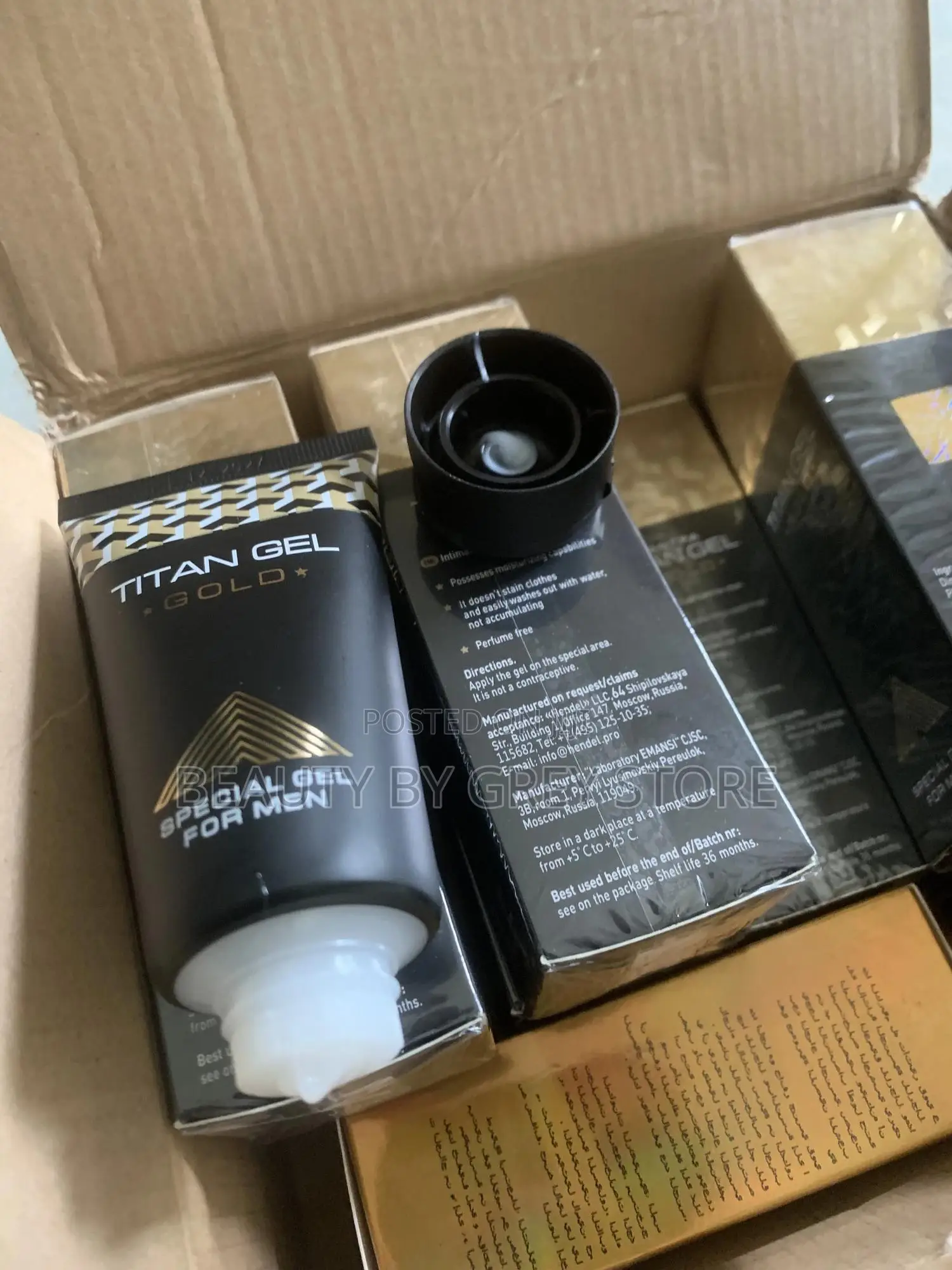 Titan Enlargement Gel Gold