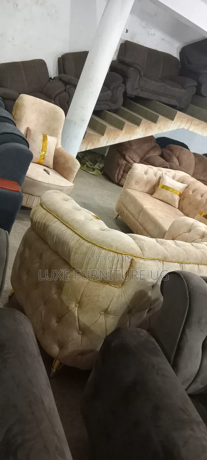 7seater Executive Sofa/Cream