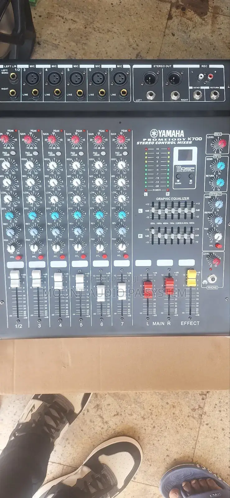 Yamaha 6channel Amp Mixer