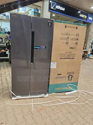Hisense 750litres Silver Side by Side Fridge