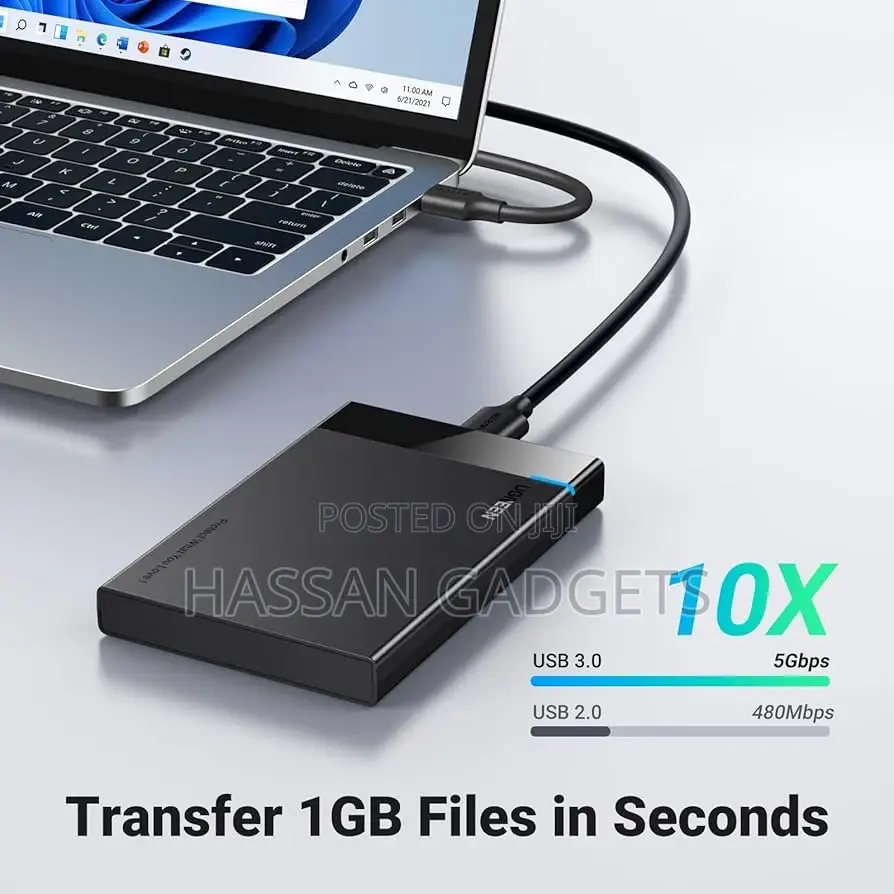 Hard Drive Enclosure Usb 2.0adapter Supports 2.5 Inch SSD HDD
