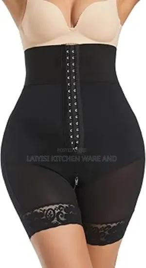 Women's High Waist Shapewear -Seamless Tummy Control Body Shaper Black