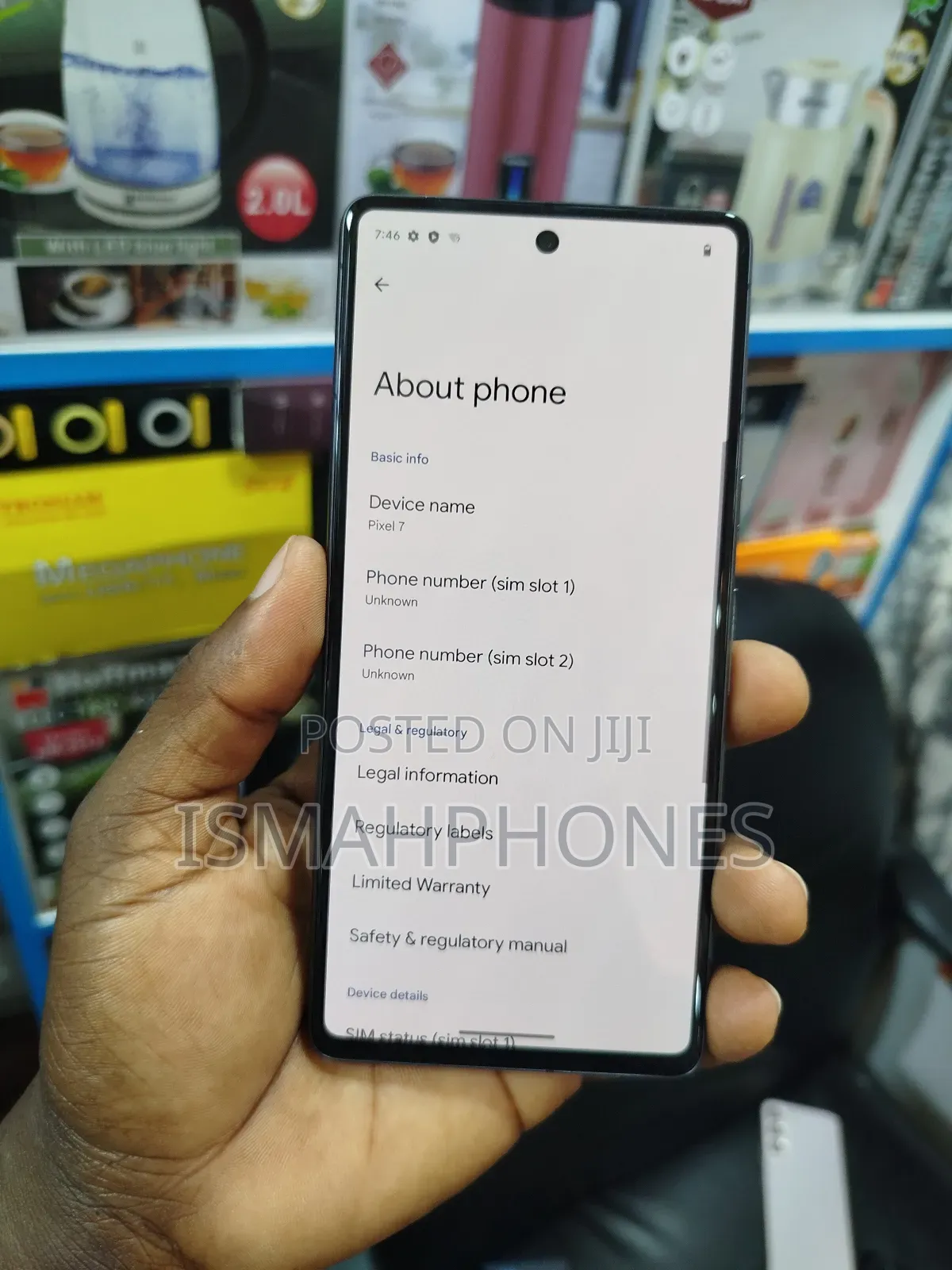 Google Pixel 7 256 GB Black
